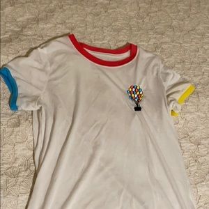 White “up” shirt